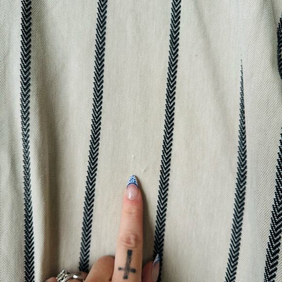 Greg Normal Collection Polo quarter button striped men’s XL - Picture 5 of 7